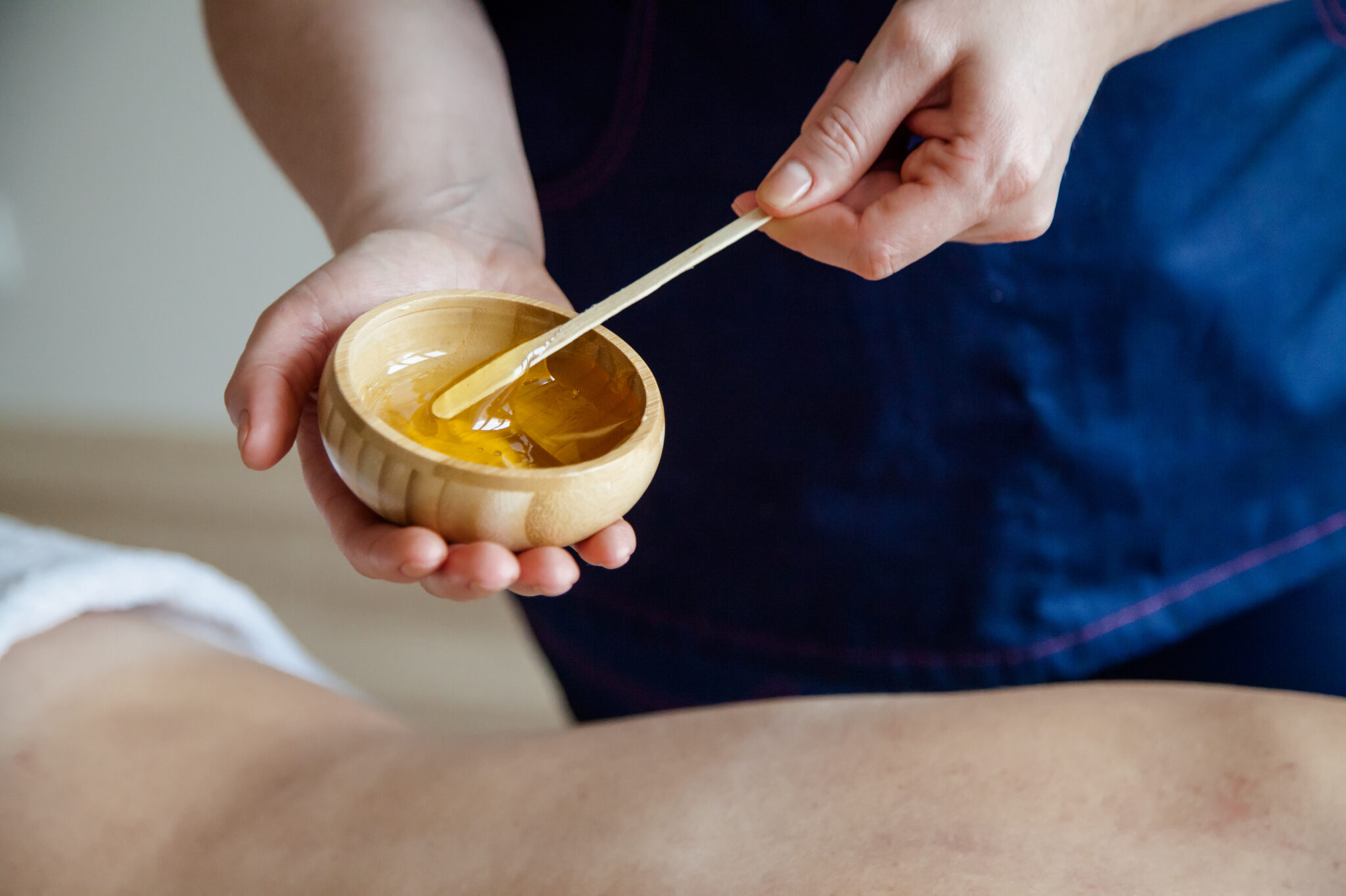 Russisch-tibetische Honigmassage